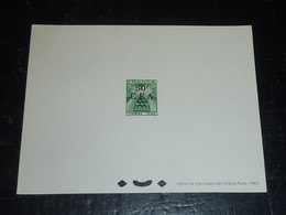 REUNION SURCHARGE C.F.A. N°44 TIMBRE TAXE - Epreuve De Luxe (DOC-F2) - Timbres-taxe