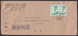 MiNr 613, Taiwan: MeF Mit 2 Werten, Bedarfs-Luftpost Nach Deutschland - Storia Postale