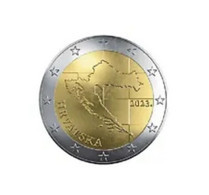 Kroatië 2023   2 Euro   UNC Uit De Rol - UNC Du Rouleaux !! - Croatie