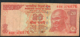 INDIA P103c  20 RUPEES 2017 LETTER R #83N   FINE - Inde