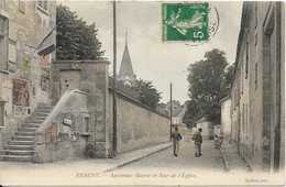 ERAGNY, Ancienne Mairie Et Rue De L'église - Eragny