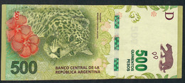 ARGENTINA P365a 500 PESOS 2016 Signature 87 # H     VF NO P.h. - Argentina