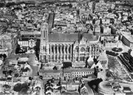 REIMS LA CATHEDRALE COTE SUD VUE AERIENNE - Reims