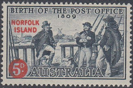 Norfolk Island  1959 - 150th Anniversary Of Australian Post-Office - Mi 25 ** MNH [1662] - Poste