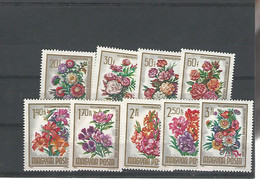 57163) Collection Hungary  Flowers Mint MNH - Collezioni