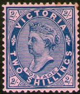 VICTORIA (Australia) Sello Nuevo REINA VICTORIA X 2 Schillings Años 1901-04 – Valorizado En Catálogo U$S 40.00 - Ongebruikt