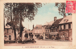 St Benin D'azy * Débit De Tabac Tabacs TABAC Café , La Place Du Village * Automobile Ancienne - Andere & Zonder Classificatie