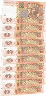 Ukraine 10x 2 Hryvnia 2013 UNC - Ukraine