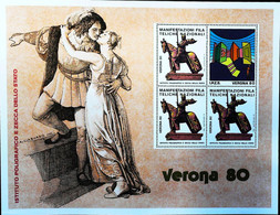 ITALY - CHIUDILETTERA - POSTER STAMP –– SHEET – LETTER LOCKER - VIGNETTE - B00027 - Erinnophilie