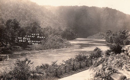 3429 – Real B&W RPPC Photo 1925-1942 - West Virginia WV USA – Cheat River Near Grafton – VG Condition – 2 Scans - Otros & Sin Clasificación