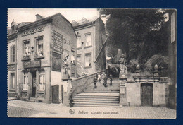 Arlon. Calvaire Saint-Donat. Café Pomba, Menuisier. Boucherie Chevaline. - Aarlen