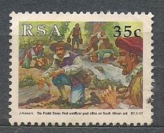 South Africa 1991 - Sailors Discovering Postal Stone Nea Versse River Scott#821 - Used - Used Stamps