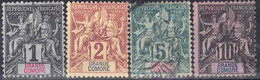 YT 1,2,4,5 - Used Stamps