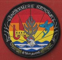 Polynésie Française / Tahiti - Gendarmerie - BTA De Huahine / 2022 - Tissé - Police & Gendarmerie