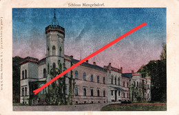 Luna Litho AK Mengelsdorf Schloß A Königshain Reichenbach Oberlausitz Löbau Görlitz Mondschein Lunakarte Clair De Lune - Löbau