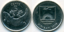 Kiribati 5 Cents 1979 UNC Gecko - Kiribati