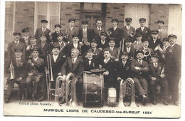 Musique Libre De CAUDEBEC LES ELBEUF 1931 - Caudebec-lès-Elbeuf