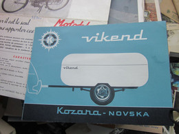 Old Catalogue Vikend Kozana Tvornica Metalnih Proizvoda Novska Camper - Wohnwagen