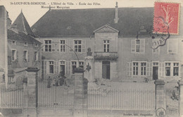 70 - ST-LOUP-SUR-SEMOUSE - Hôtel De Ville - Ecole Des Filles - Le Monument - Saint-Loup-sur-Semouse