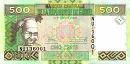 GUINEA 500 FRANCS 2015 P 47 UNC SC NUEVO - Guinée