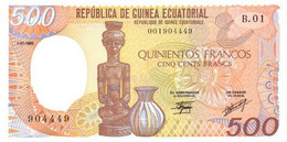 EQUATORIAL GUINEA 500 FRANCS 1985 P 20 UNC SC NUEVO - Equatoriaal-Guinea