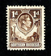 16820 BC 1938 Scott 27 M(*) (Offers Welcome!) - Northern Rhodesia (...-1963)