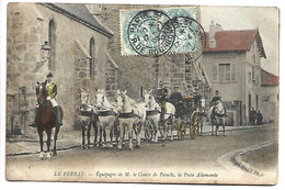 LE PERRAY - Equipages De M Le Comte De Polocki, La Poste Allemande - Le Perray En Yvelines