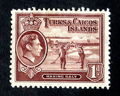 16850 BC 1938 Scott 80 M* (Offers Welcome!) - Turks & Caicos (I. Turques Et Caïques)