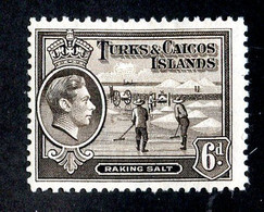 16858 BC 1948 Scott 85A M* (Offers Welcome!) - Turks & Caicos (I. Turques Et Caïques)