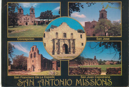 Postcard USA TX Texas The Alamo San Antonio Texas Missions - San Antonio