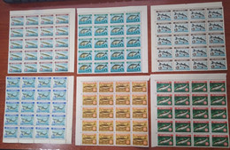 Albania 1964 Animals Fish Mi#809-814 Mint Never Hinged Sheets Of 20 - Albanië