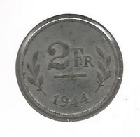 LEOPOLD III * 2 Frank 1944 Frans/vlaams * Z.Fraai / Prachtig * Nr 12324 - 2 Francs (1944 Liberazione)