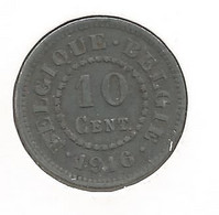 ALBERT I * 10 Cent 1916 Frans/vlaams * Prachtig * Nr 12332 - 50 Cents