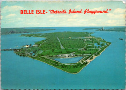 Michigan Detroit Belle Isle Aerial View - Detroit