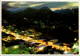 Colorado Panorama Of Estes Park At Night - Rocky Mountains