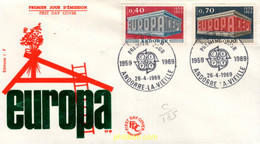 693113 MNH ANDORRA. Admón Francesa 1969 EUROPA CEPT. 10 ANIVERSARIO DE LA CEPT - Collections