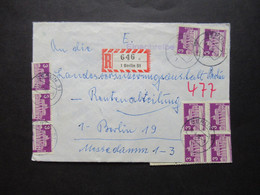 1963 Berlin (West) Stadtbilder (IV) Nr.231 (30) In Einheiten!! Einschreiben Ortsbrief Berlin 51 - Lettres & Documents