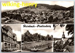 Steinbach Hallenberg - S/w Mehrbildkarte 3   Mit FDGB Erholungsheim Fortschritt - Steinbach-Hallenberg