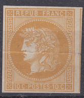 FRANCE : 1876 - ESSAI PROJET GAIFFE 10c BISTRE NEUF - A VOIR - COTE 220 € - Proofs, Unissued, Experimental Vignettes