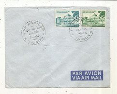 FDC, Premier Jour, VIET - NAM , SAIGON, 7-9-1959, PALAIS DE L'INDEPENDANCE   2 Timbres - Vietnam