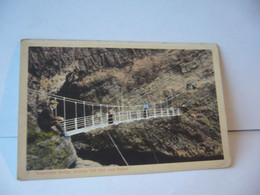 BELFAST SUSPENSION BRIDGE GOBBINS CLIFF PATH NEAR BELFAST ROYAUME UNI  IRLANDE DU NORD CPA - Belfast