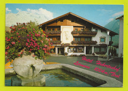 LERMOOS TIROL Tyrol Hotel HUBERTUSHOF Bes Familie Zoller N°243 1393 VOIR DOS - Lermoos