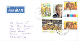 C1 : Australia - Royal Chariot, Personality, Cartoon Stamps Used On Covers - Brieven En Documenten