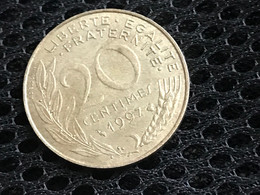 Münze Münzen Umlaufmünze Frankreich 20 Centimes 1997 - 20 Centimes