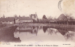 LE CHATELET EN BRIE - La Mare De La Ferme Du Château - Le Chatelet En Brie