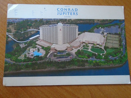 ZA407.29   Australia  - Postcard  - Queensland - Broadbeach Island  Hotel Conrad And Jupiters Casino  PU 1991 To Hungary - Altri & Non Classificati