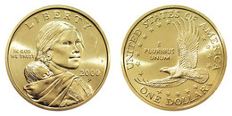 Stati Uniti USA 2000 P Sacagawea Dollar Golden Dollar " RARE" ! - 2000-…: Sacagawea