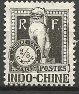 INDOCHINE TAXE  N° 31 NEUF* TRACE DE CHARNIERE / MH - Segnatasse