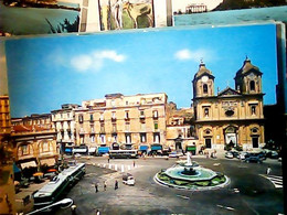 PORTICI (NAPOLI) - PIAZZA SAN CIRO E DUOMO B\N ANIMATA CON AUTOBUS NA  VB1965 JE7588 - Portici