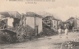 JUVIGNY. - Après Les Inondations De Janvier 1910 La Grande Rue - Andere & Zonder Classificatie